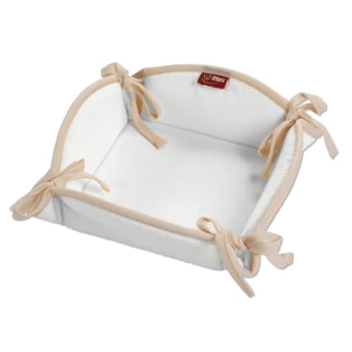 Koszyk, biały, 20 x 20 cm, Loneta