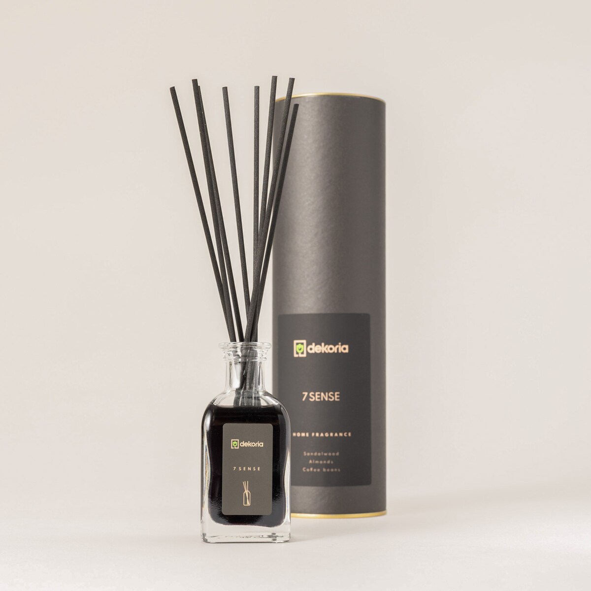 Dyfuzor zapachowy z patyczkami 7Sense, 5x5x25 cm