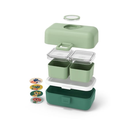 Lunchbox dziecięcy Green Forest Tresor, 800 ml, Monbento