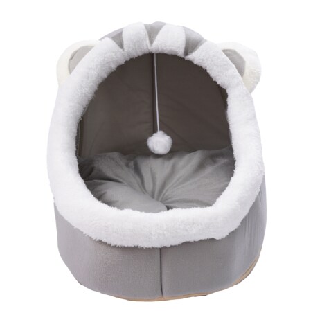 BUDKA DLA KOTA PSA buda legowisko domek MIĘKKIE POSŁANIE PLUSZOWE 45x37