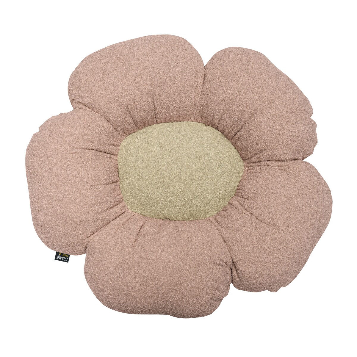 Poduszka kwiatek Mia II, różowy, 45 cm, Boucle