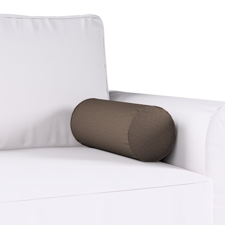 Poduszka wałek prosty, brązowy, Ø16 x 40 cm, Etna