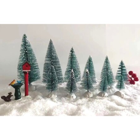 Choinka Choinki Dekoracyjne Sztuczne Drzewko 7Szt