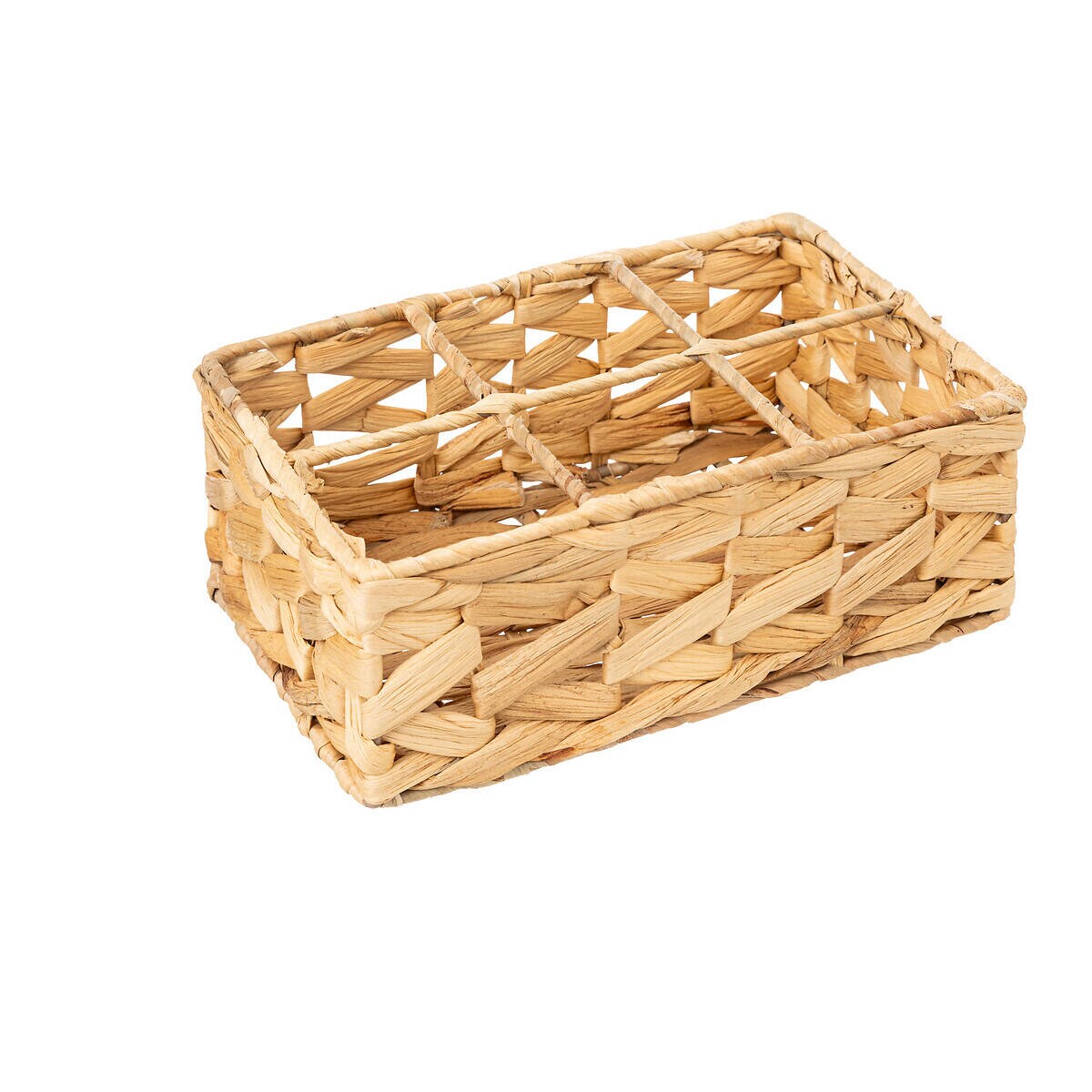 Szklanki do drinków, napojów w plecionym koszyku, 6 sztuk