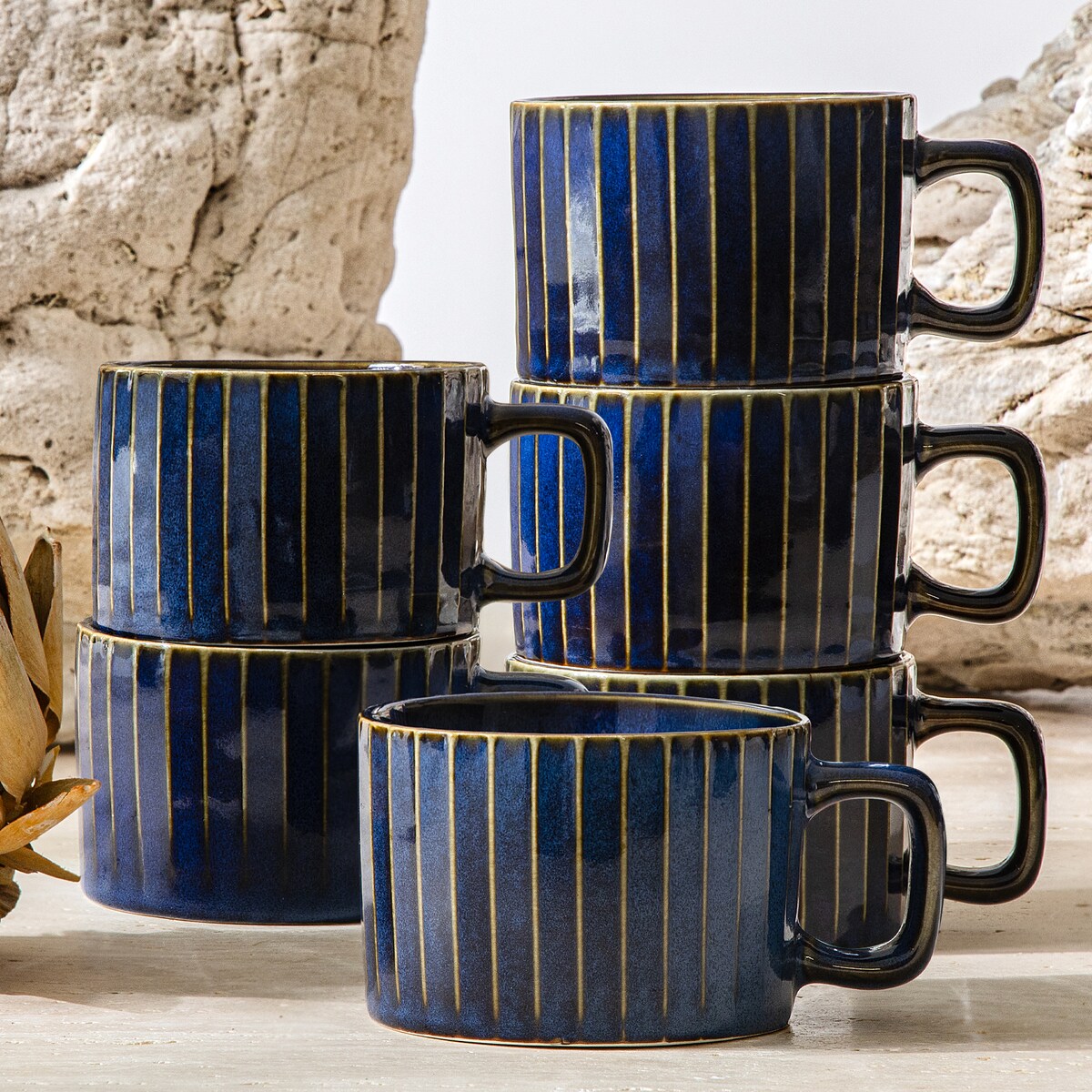 Konsimo AD STRIPES Filiżanka do kawy 6 szt.