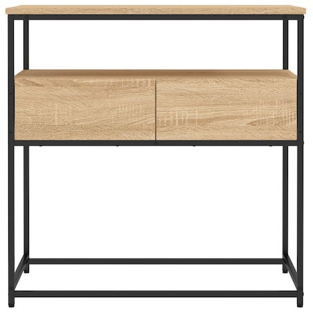 vidaXL Stolik konsolowy Sonoma Oak 75x40x75 cm Drewno konstrukcyjne