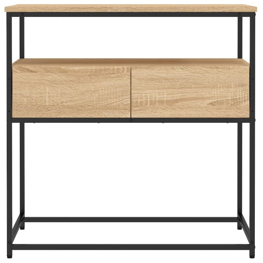vidaXL Stolik konsolowy Sonoma Oak 75x40x75 cm Drewno konstrukcyjne