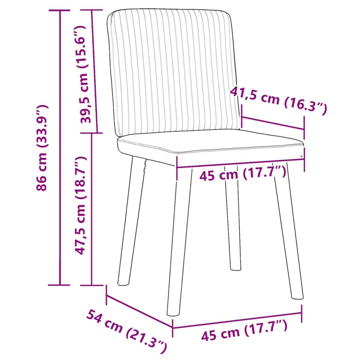 vidaXL Krzesła stołowe, 6 szt., jasnoszare, tapicerowane tkaniną