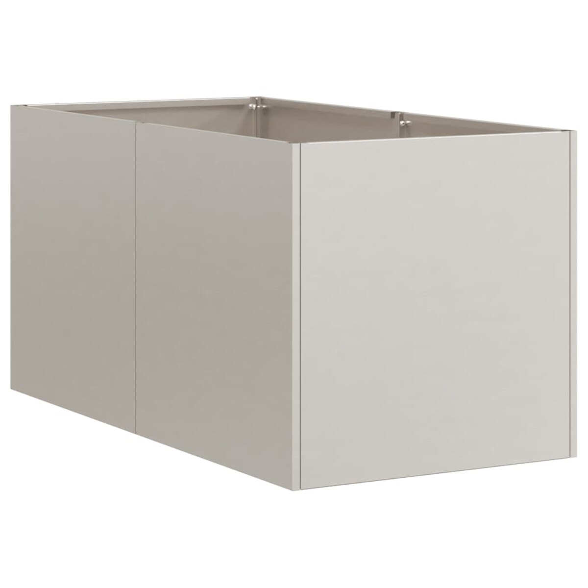 vidaXL Doniczka Rusty 40x80x40 cm Stal nierdzewna