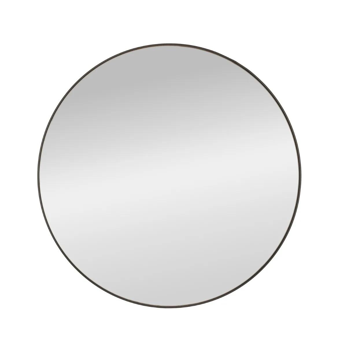 Lustro okrągłe PATINA czarne