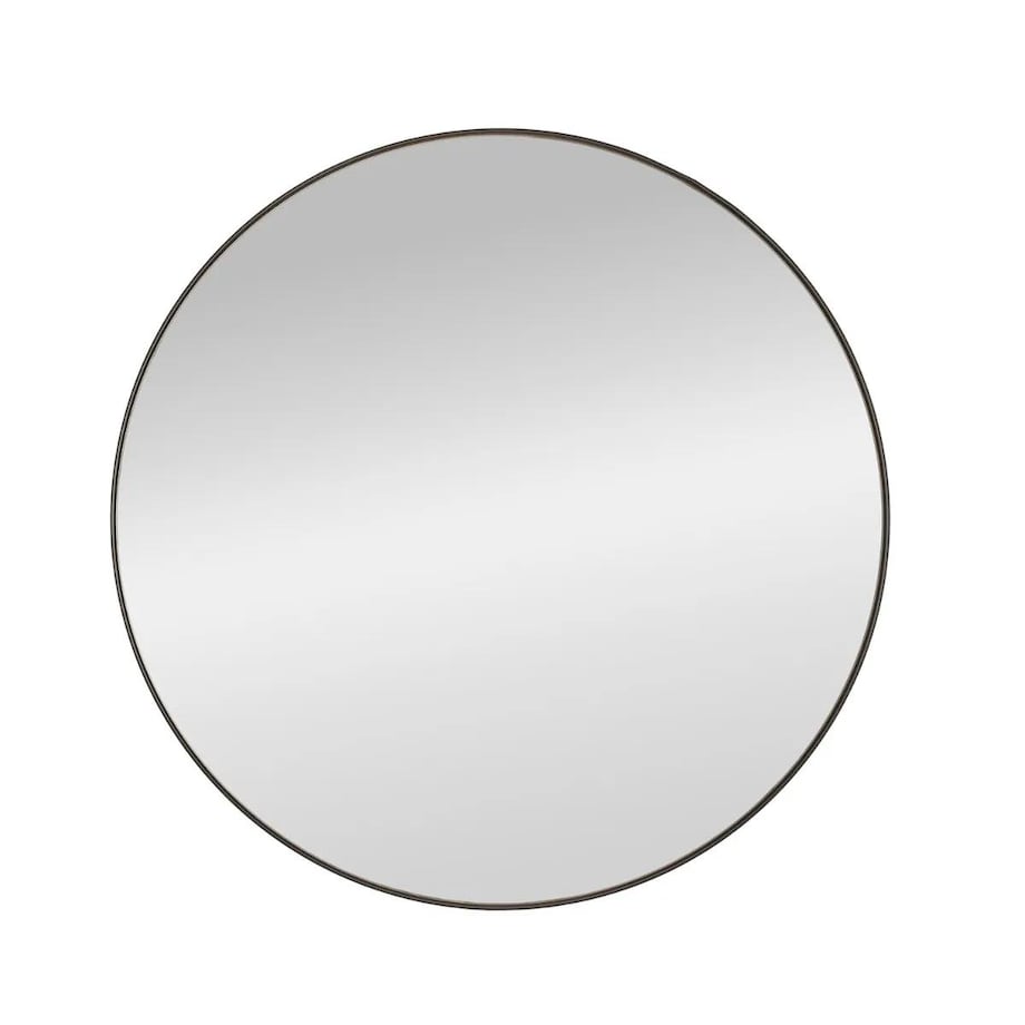 Lustro okrągłe PATINA czarne