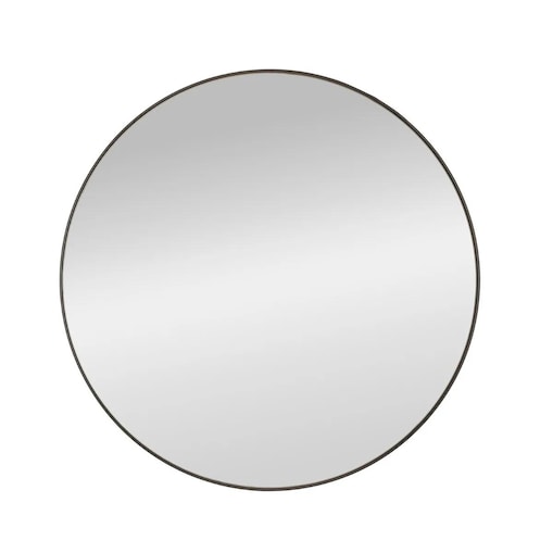 Lustro okrągłe PATINA czarne