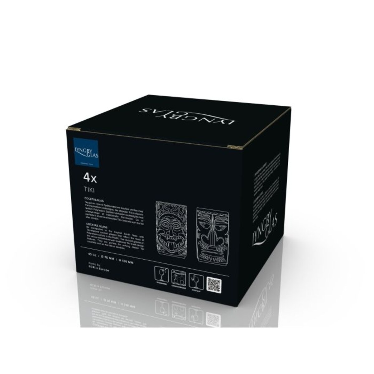 Szklanki do drinków ze szkła kryształowego Tiki 450 ml 4 sztuki 33783
