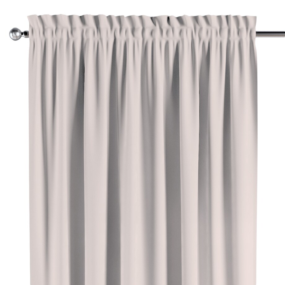 Zasłona na kanale z grzywką 1 szt. 130x260 ecru