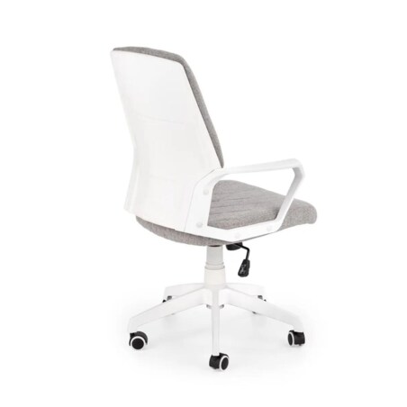 Fotel SPIN 2 jasny szary/biały