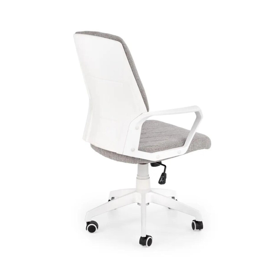 Fotel SPIN 2 jasny szary/biały