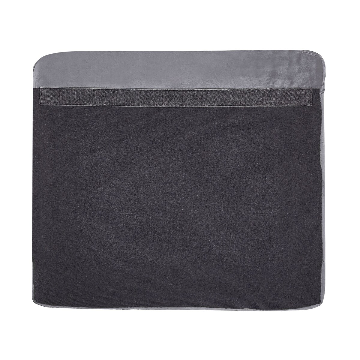 Pokrowiec na sofę 2-osobową welurowy szary BERNES