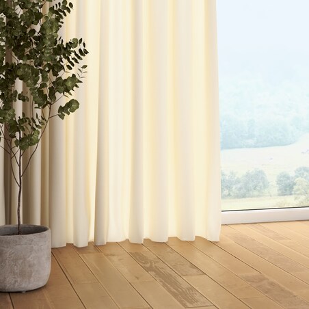 Zasłona na taśmie marszczącej 1 szt. 130x245 biały