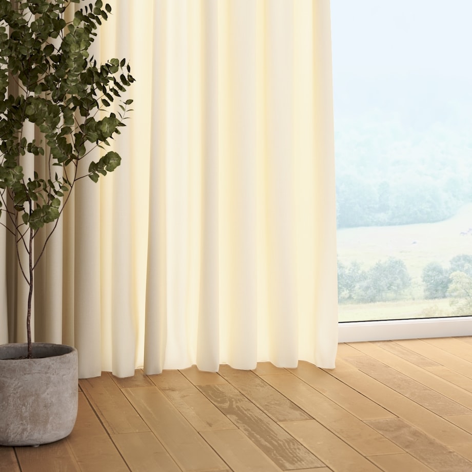 Zasłona na taśmie marszczącej 1 szt. 130x245 biały