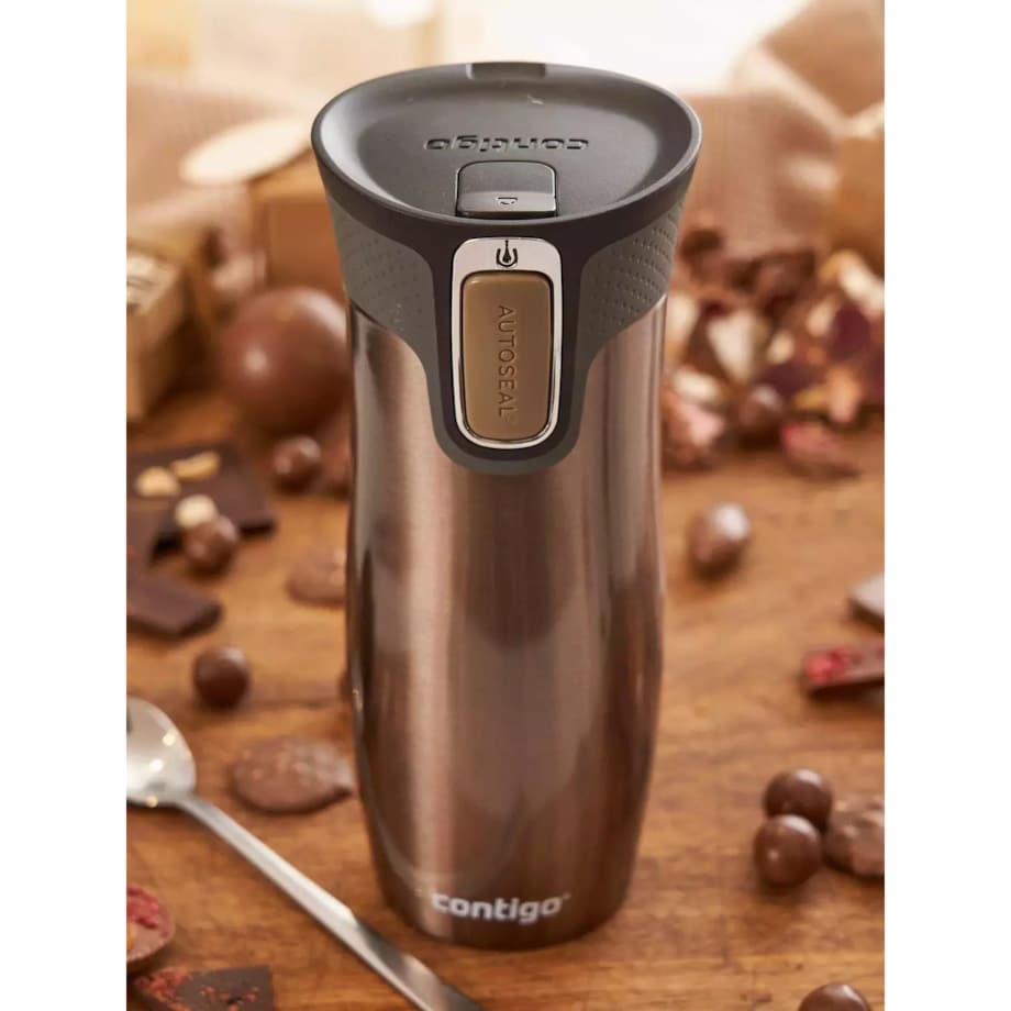 Kubek termiczny Contigo West Loop 2.0 470ml - Pies - Latte