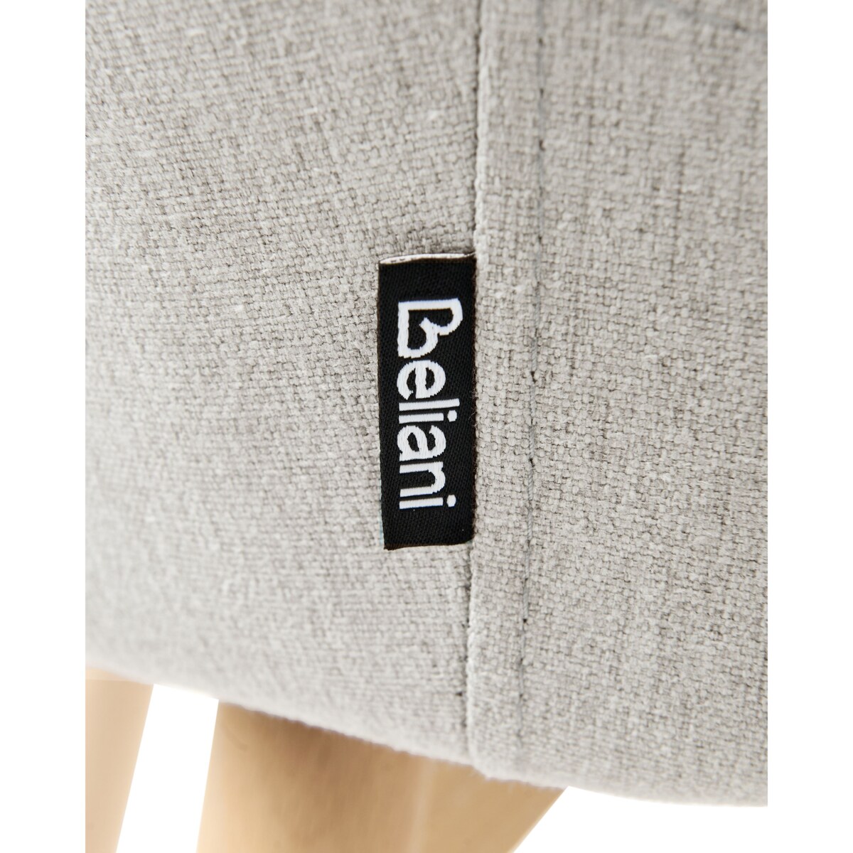 Zestaw 2 krzeseł do jadalni MELFORT Jasnoszary