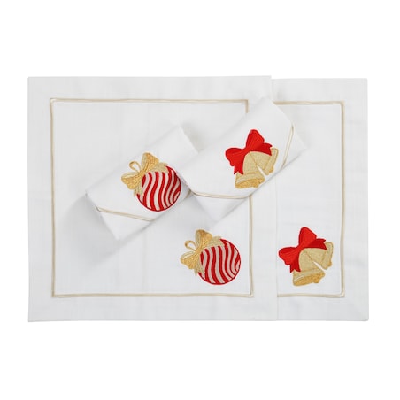 Serwetki Christmas Bauble Panama - 6 sztuk