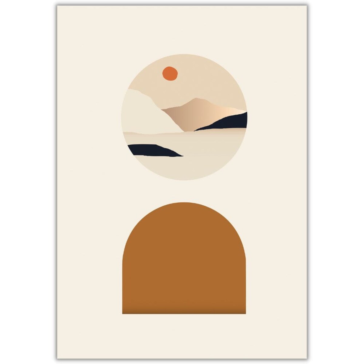 plakat minimalist abstract 2 21x30 cm