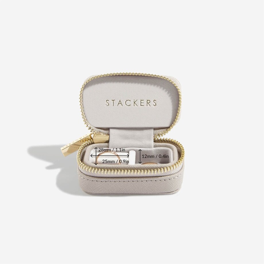 Pudełko podróżne na biżuterię Stackers Travel petite taupe