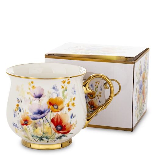 Kubek porcelanowy baryłka 430 ml z pudełkiem 9x13,5x10 cm BALERO-4