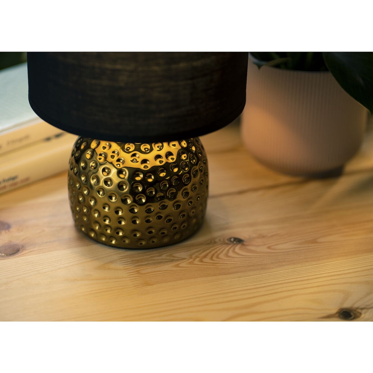 KONSIMO FRAGI Lampa stołowa kolor złoty