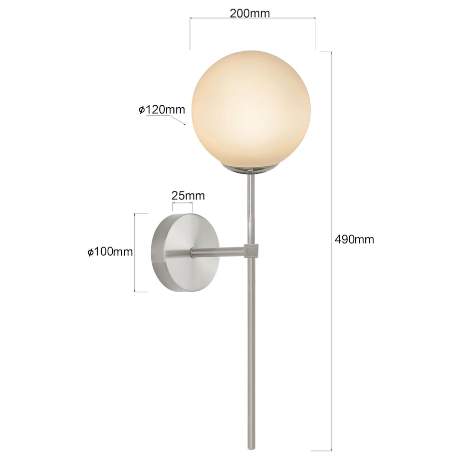Kinkiet Light Prestige Piruleta chrom 1 x G9 1 szt.