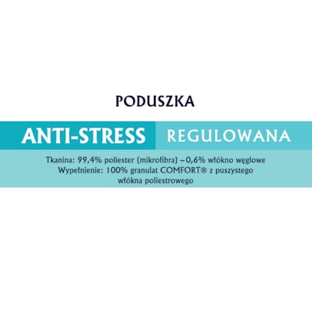 Poduszka regulowana 40x60 ANTI-STRESS Senna Home