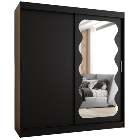 Szafa przesuwna SPOTI 180 czarny