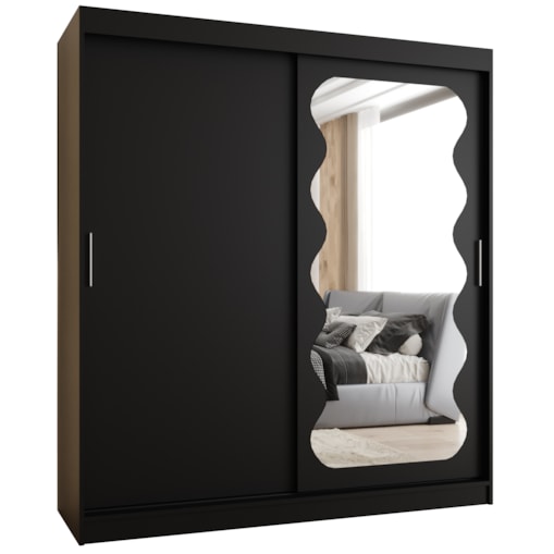 Szafa przesuwna SPOTI 180 czarny