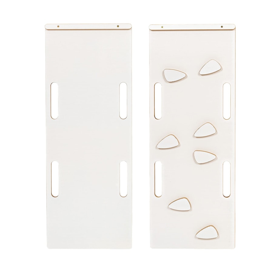 Small Dream Rocker Białe Drewno & Zjeżdżalnia z Beżową Poduszką