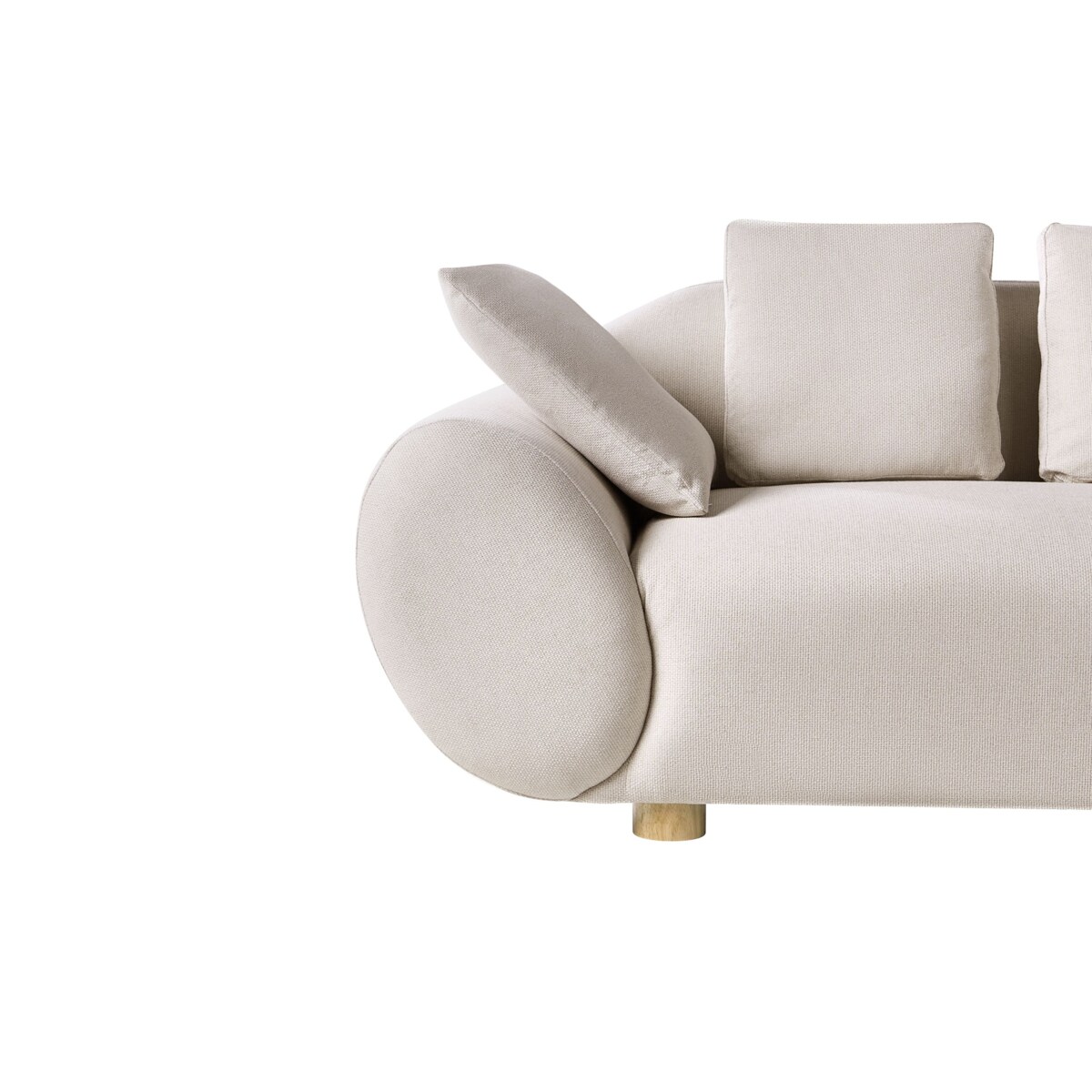 Sofa dla 2 osób RINGEL Jasnobeżowy