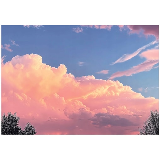 Fototapeta Do Sypialni Salonu Na Flizelinie Niebo Natura Różowy 300x210