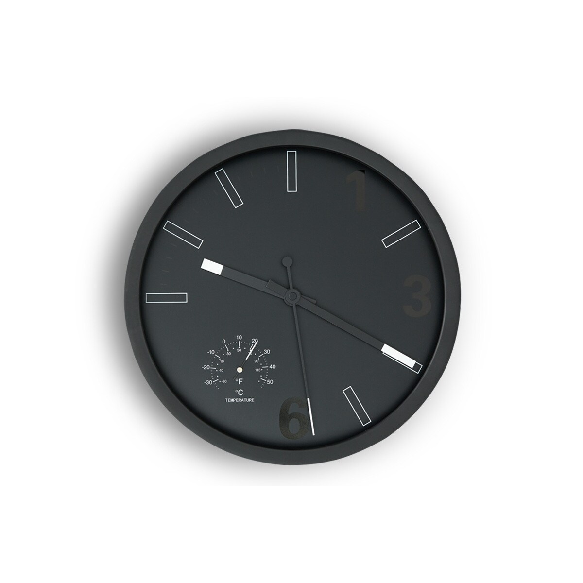 Konsimo TEMPO Zegar, czarny