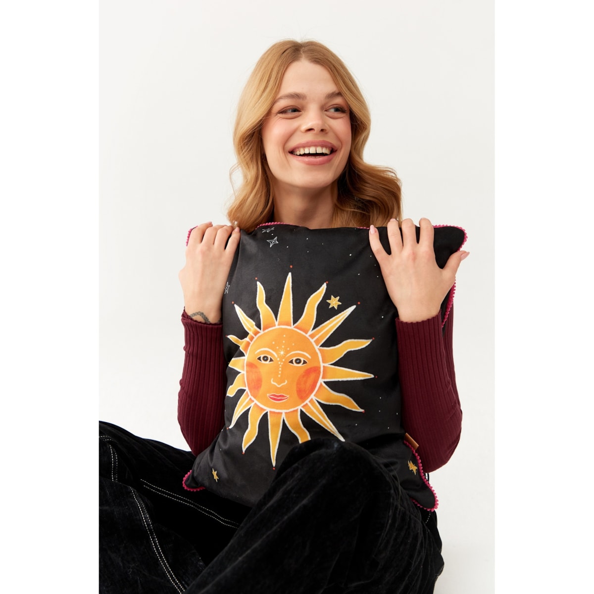 Poszewka z grafiką El Sol