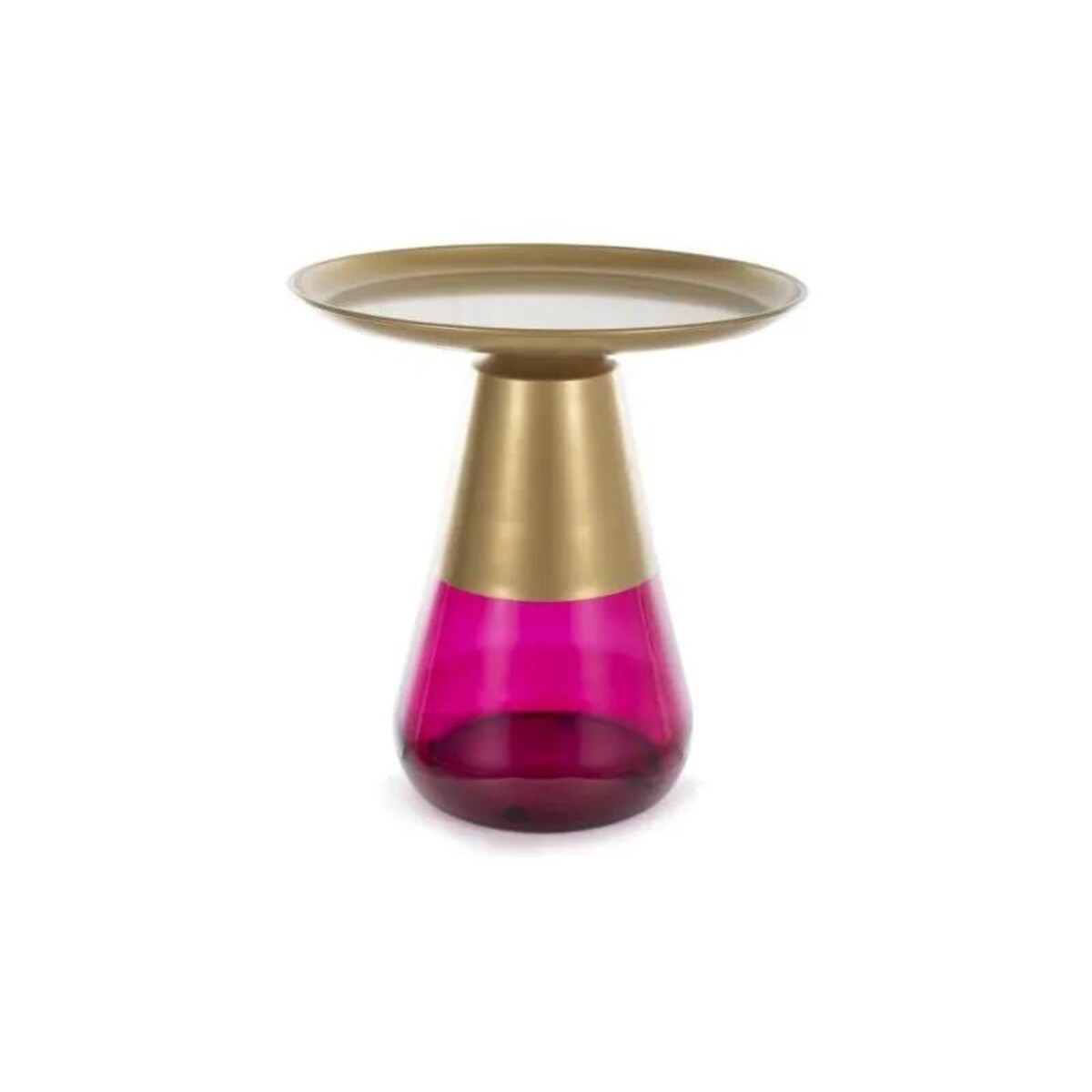 Stolik kawowy TIFFANY A GOLD 50x50 złoty/fioletowy