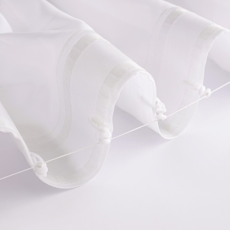 Firana na taśmie wave 300x245 ecru