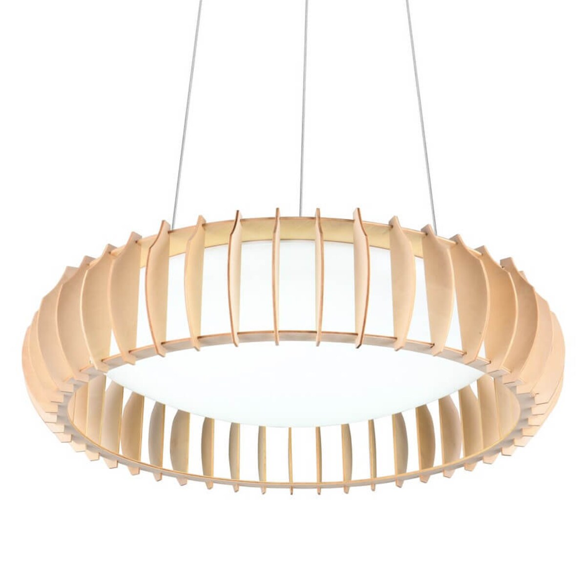 Żyrandol salonowy Monte R32171930 RL Light LED 40W 3000-6500K pilot drewno biały