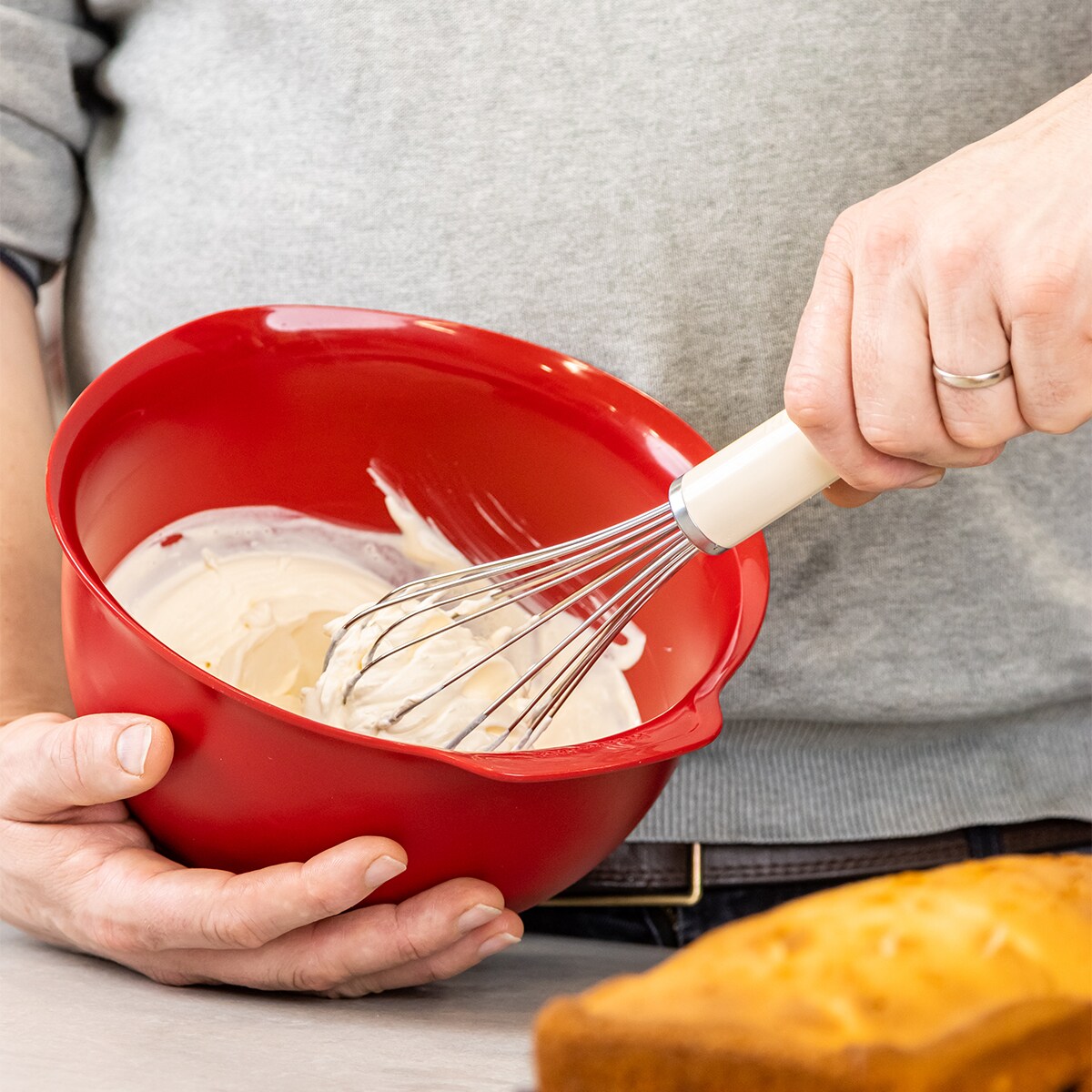 KitchenAid trzepaczka CORELINE Almond Cream