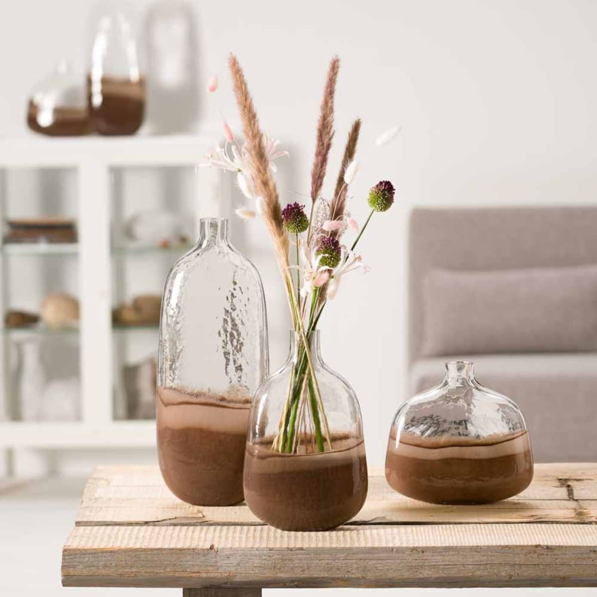 Wazon 50cm brązowy Casolare