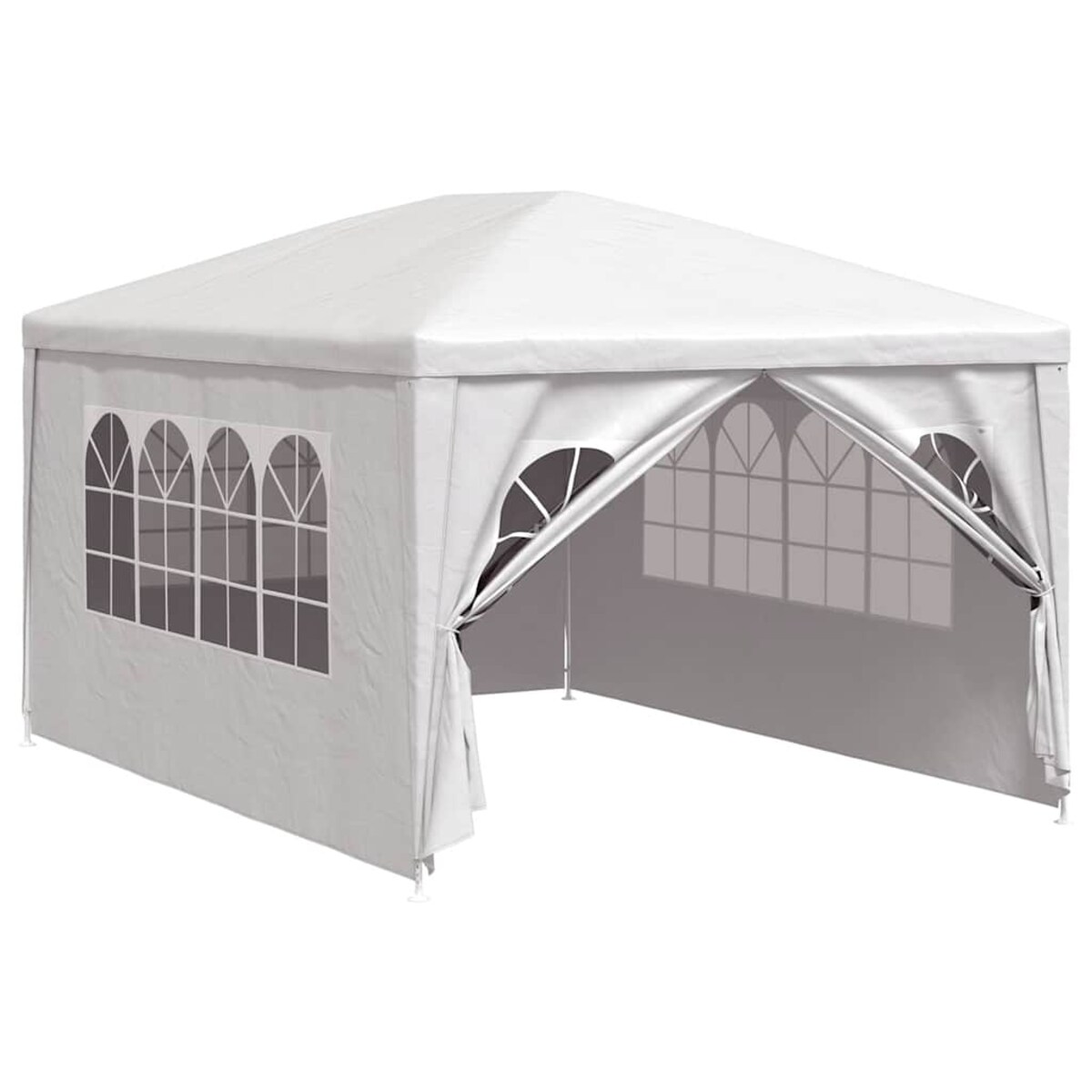 vidaXL Namiot imprezowy, 3 x 4 m, biały