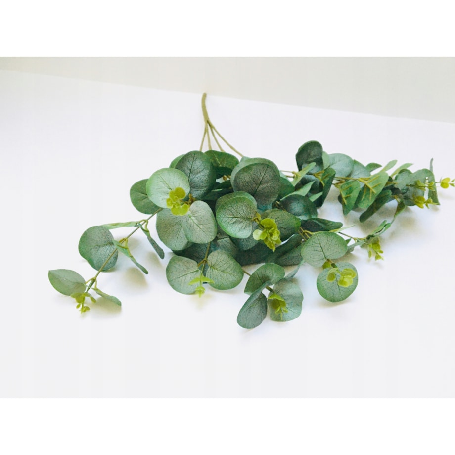 LIŚĆ GAŁĄZKA eukaliptus dodatek do stroika wiązanki dekoracja sztuczna pik