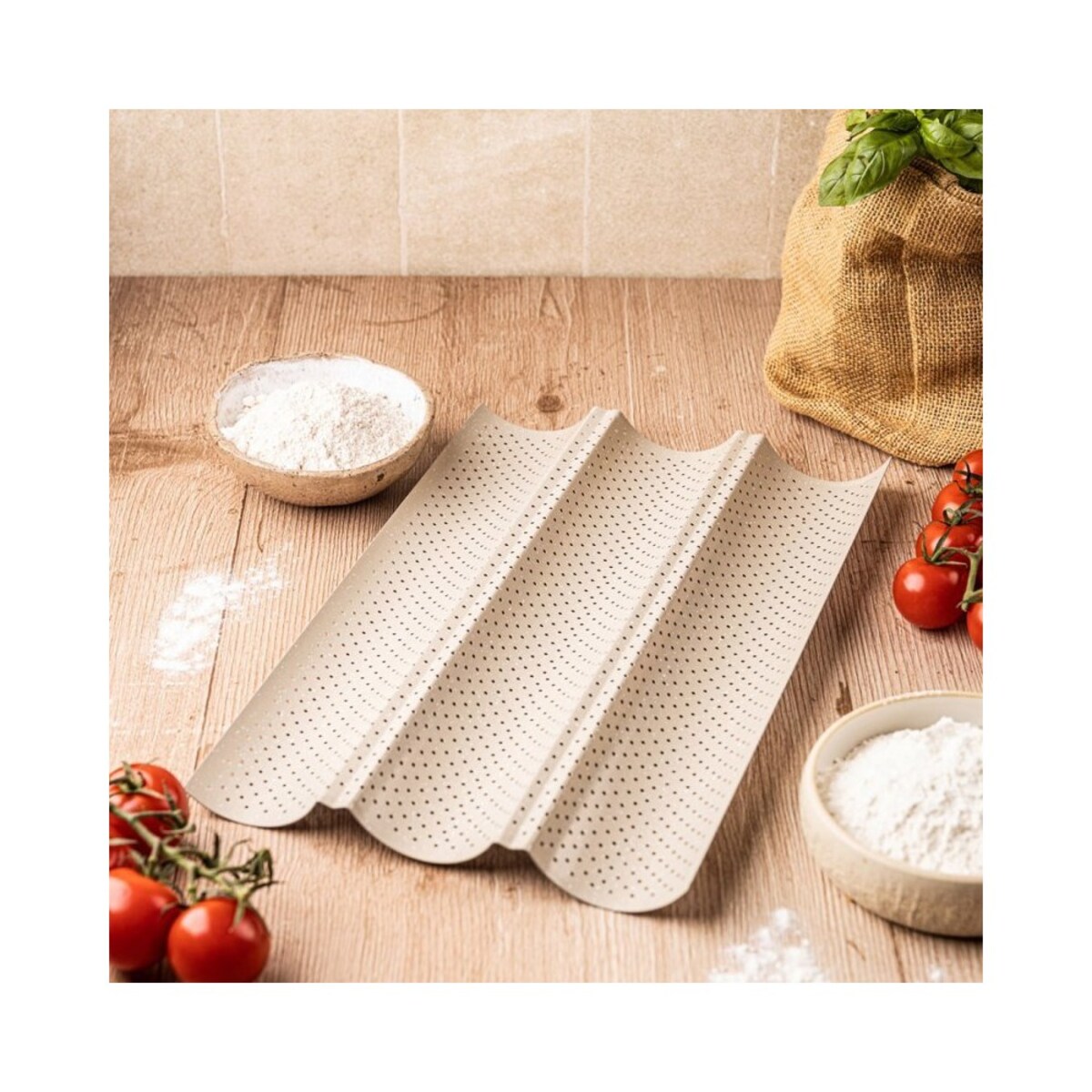 Kinghoff forma stalowa do bagietek zapiekanek 63849