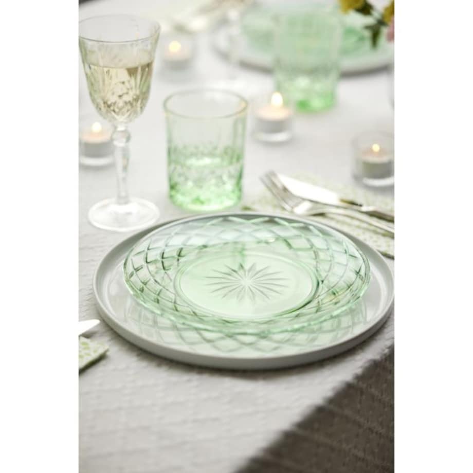 Talerze Sorrento 21 cm 4 sztuki zielone 32010