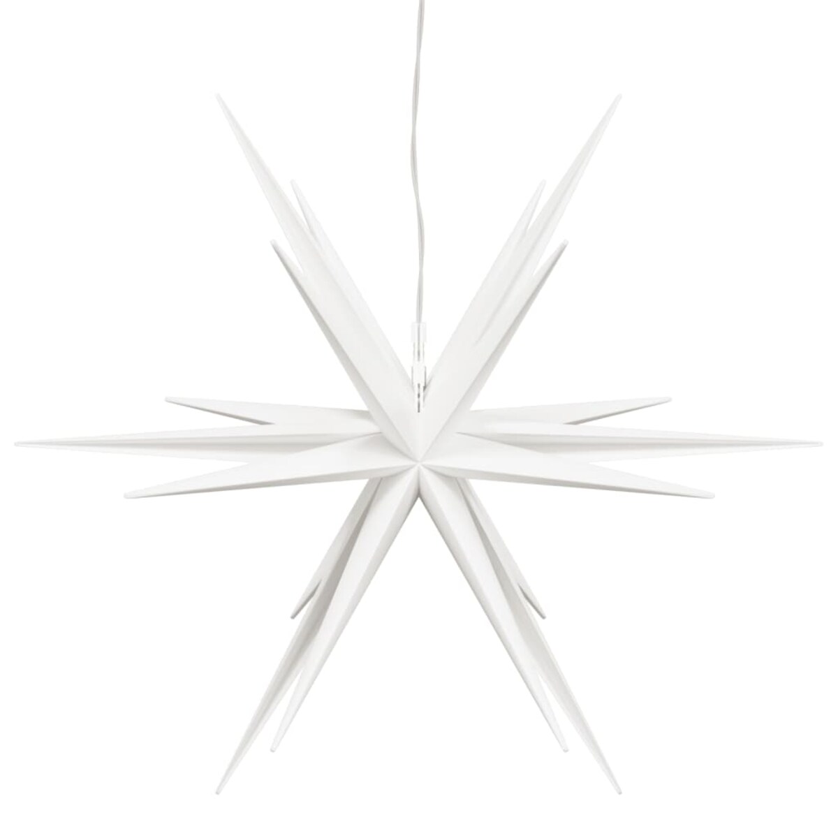 vidaXL Ozdoba świetlna z LED, składana, biała, 43 cm