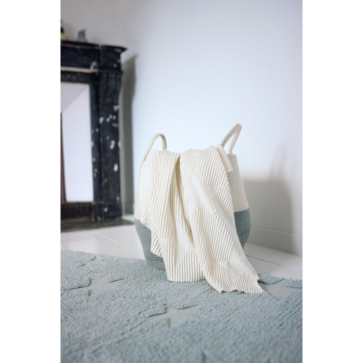 Dywan Bawełniany Hippy Stars Blue 120x175 cm Lorena Canals